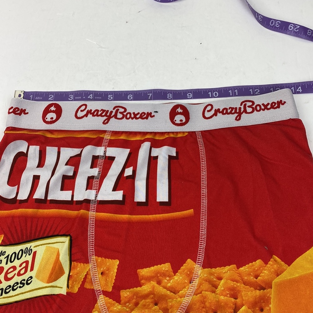 Crazy Boxer Cheez -It Briefs Size Medium Like New - Picture 7 of 7